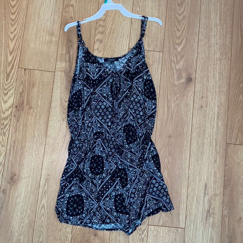 Black & White Romper
